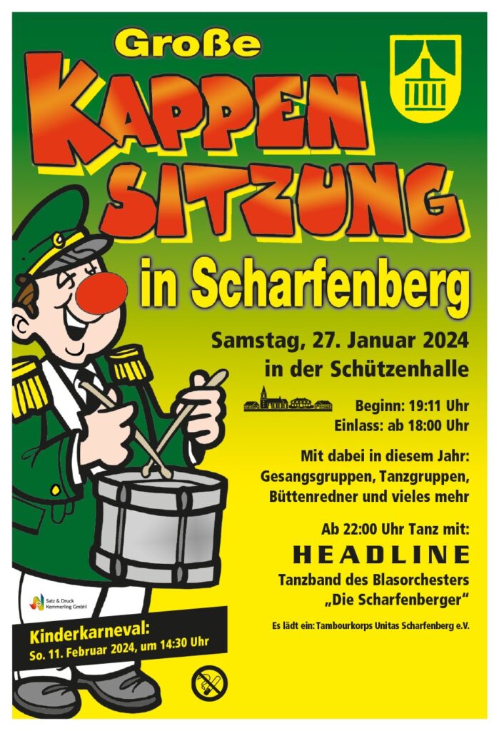 Plakat_Kappensitzung Scharfenberg 2024
