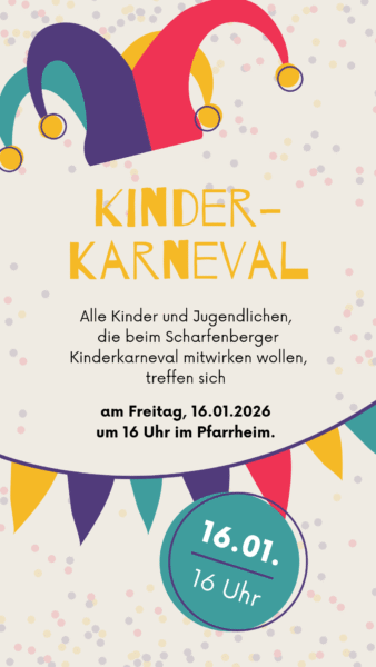 Plakat Treffen Kinderkarneval 2026
